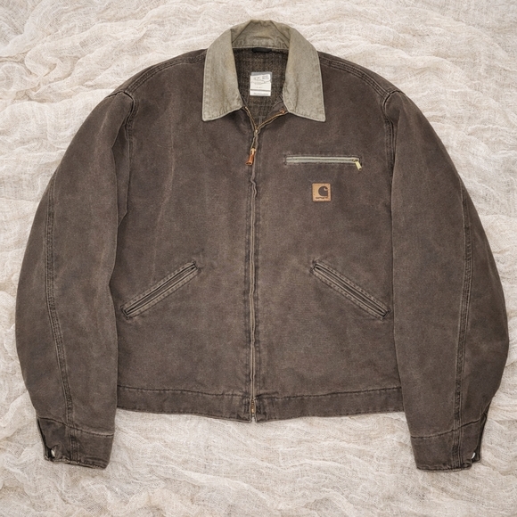 Carhartt Other - VTG Carhartt J97 CHT Detroit Blanket Lined Duck Canvas Workwear Jacket